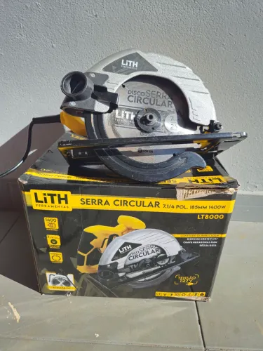 Serra Circular Lith Lt8000 185mm 1400w 110v Para Madeira Amarelo/preto 127v