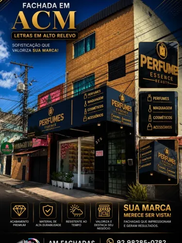 ACM placas lojas comércios empresas 