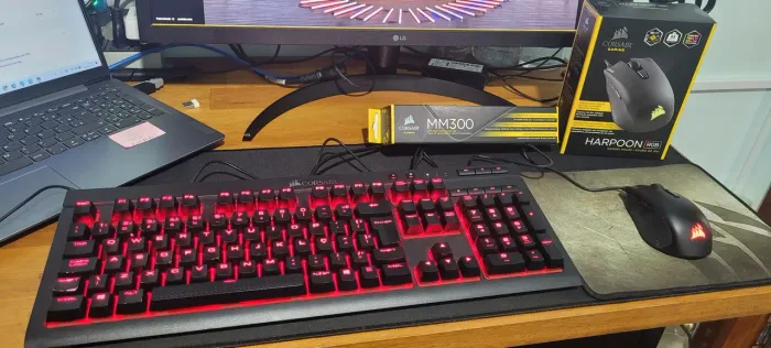 Kit Corsair K68 + Harpoon + MM300