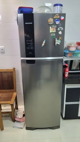 Geladeira Brastemp Inox 400L