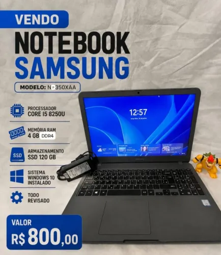 NOTEBOOK SAMSUNG CORE I5 8° GERAÇÃO