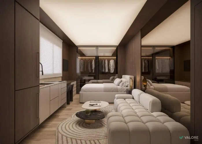 Apartamento de 1 quarto, perto do Dimond Mall