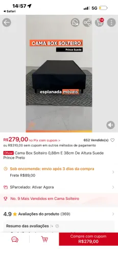 Guarda roupa e cama 