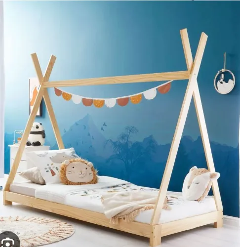 Cama cabana montessoriana infantil