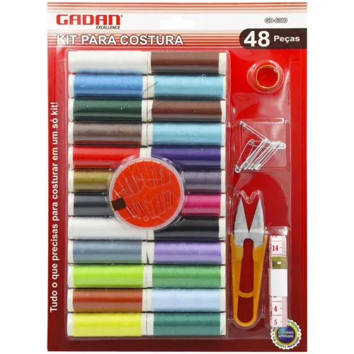 Kit Costura 48 peças Gadan