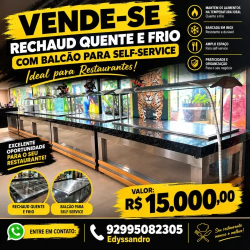 Richoud quente e frio para self service 
