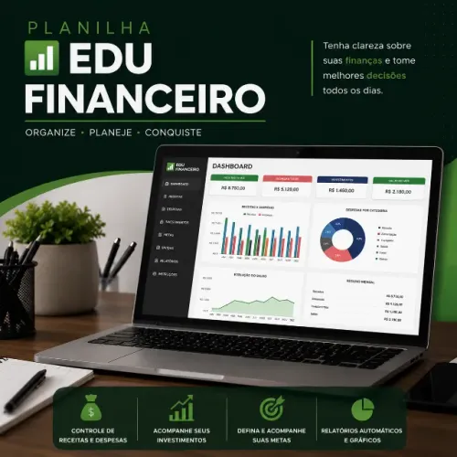 Planilha Financeira Excel - Controle de Gastos e Organização