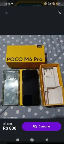 Poco m4 pro 8 gb RAM 256 gb memoria