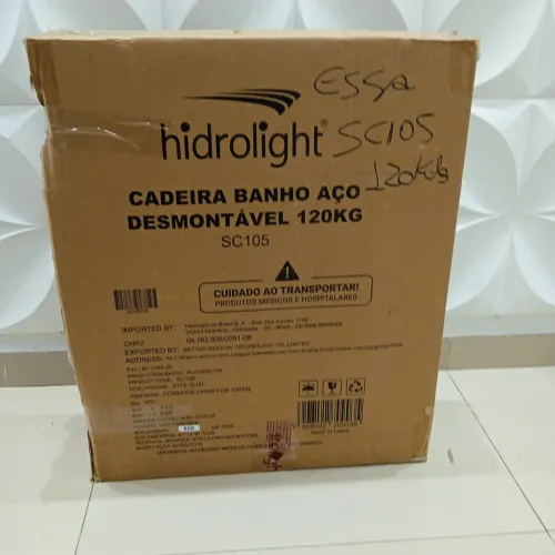 Cadeira de banho aço desmontável 120kg