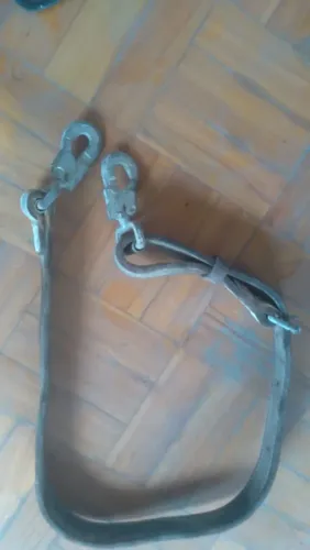 Talabarte em couro cinto segurança