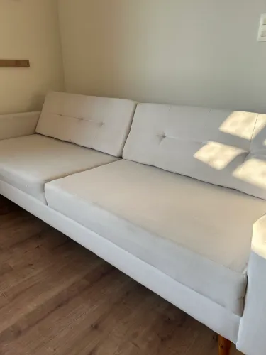 Sofá living linho 3 lugares