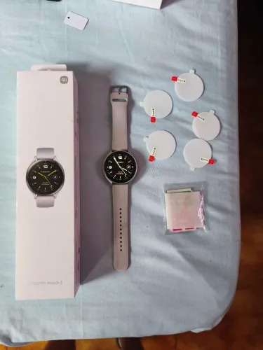 Kit Xiaomi Watch 2 Impecável (Google Wear OS / Pouco Uso) + 6 Películas Extras + Capa