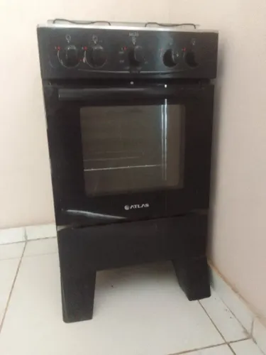 Fogão de 4 bocas atlas preto 