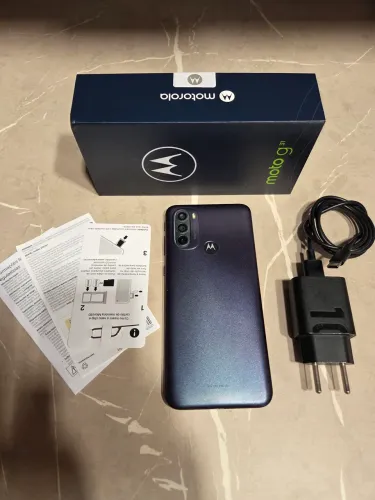 Moto G31 128GB | Tela OLED | 50MP | 5000mAh | Completo na Caixa