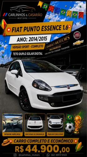Fiat Punto Essence Dualogic 1.6 Flex 16V 5P 2015