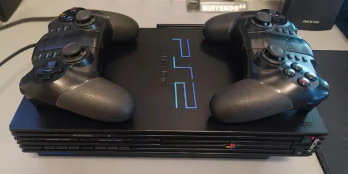 PS2 FAT SCHP-39001-1TB INTERNO - SCART- BLUERETRO - 02 CONTROLES S/F