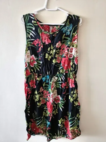 vestidinho casual florido estampado