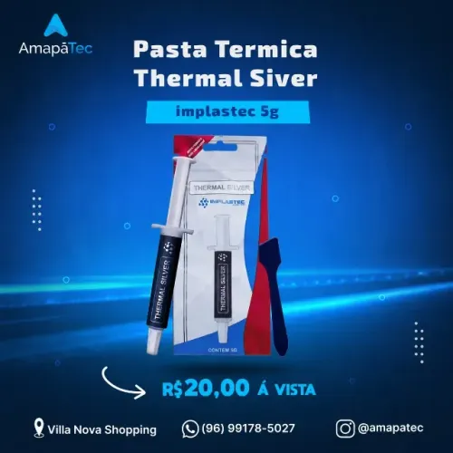 Pasta Térmica Thermal Silver Seringa 5G Prata