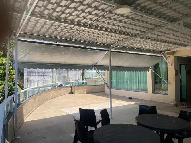 Toldo fixo ,móvel , cortina , cobertura , telhados pvc 