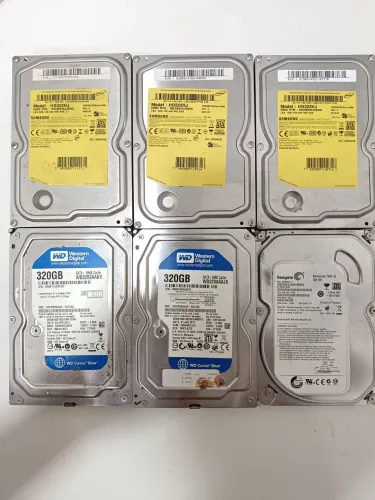 6 hds 320GB por 240 reais