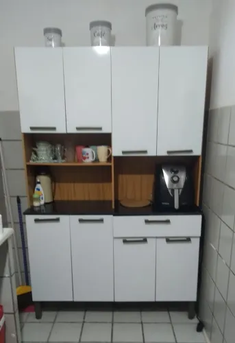Cama BOX + Coxão + Armário + Aparador