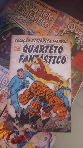 Box Coleção Histórica Marvel - Quarteto Fantástico Vols 01,02,03 e 04