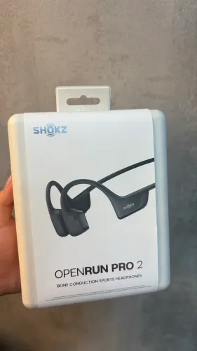 Fone Esportivo de Condução Óssea Shokz Openrun Pro 2 - S820 Preto novo (LOJA FÍSICA)