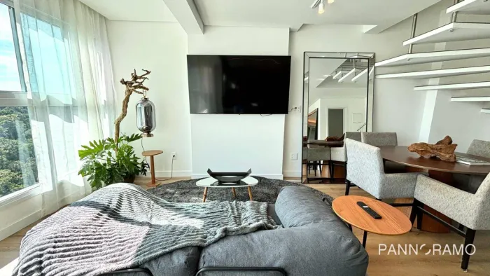 Apartamento Duplex na Praia Brava com 2 dormitórios para alugar, 94 m² por R$ 14.620/mês -