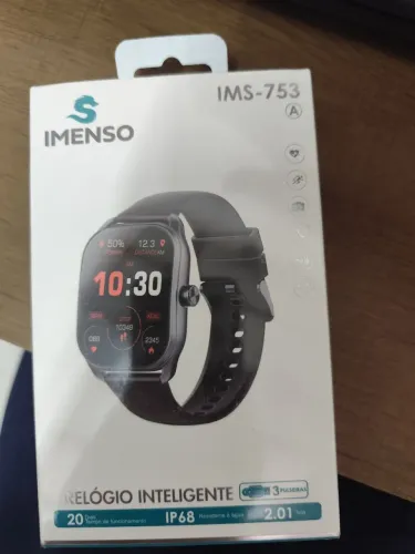 Smartwatch Imenso IMS-753 47mm - 3 Pulseiras + Fone Bluetooth