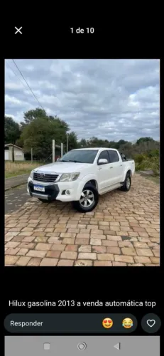 Toyota Hilux CD SRV 4X4 2.7 Flex 16V Aut. 2013
