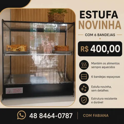 Estufa de salgados 