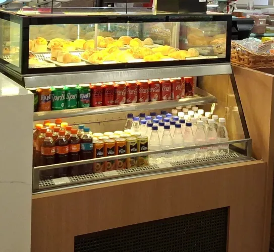 Vitrine Refrigerada Autosserviço Inox 1,20 m - 220V - Ano 2023