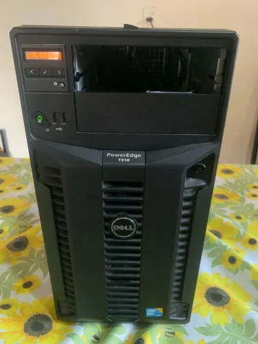 DELL POWEREDGE T310 - SERVIDOR XEON PRETO FUNCIONANDO PRONTO PARA USO