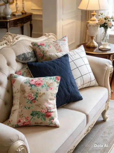 Almofadas artesanais em patchwork 40 por 40 grande