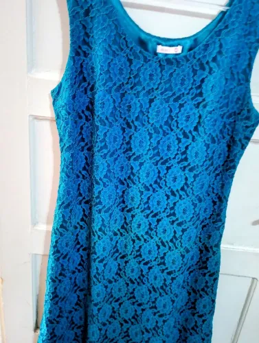 Vestido de renda plus size