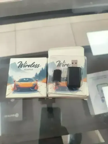 Adaptador Carplay e Android auto sem fio //