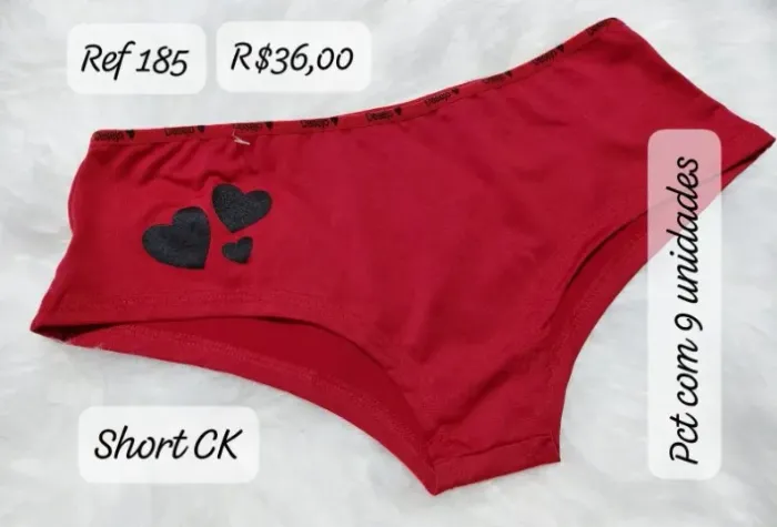 CUECA BOX FEMININA EM MICROFIBRA-PREÇO DE REVENDA