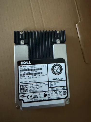 SSD Dell/Toshiba Enterprise de 400 GB, para servidor.
