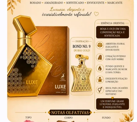 Perfume arabe luxe