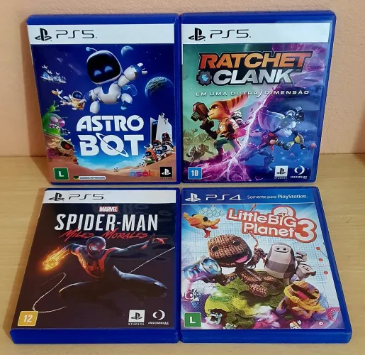Pack 4 jogos PS5