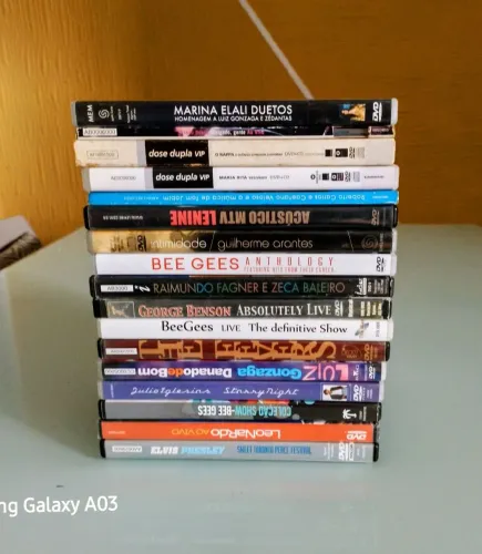 Lote dvds musicais vários títulos
