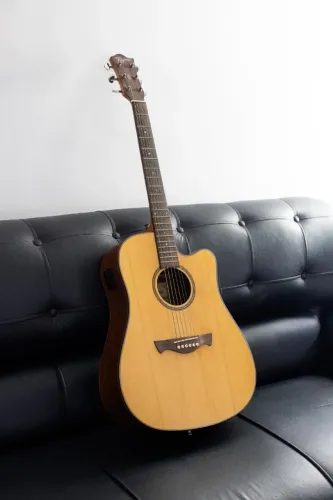violao tagima walnut - captação fishiman