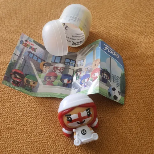 Copa do Mundo Funko INGLATERRA Kinder Ovo