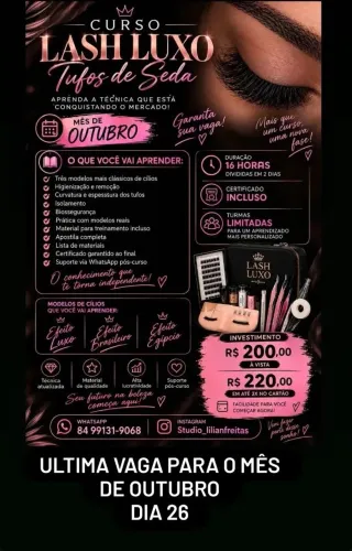 Curso cilios tufinho