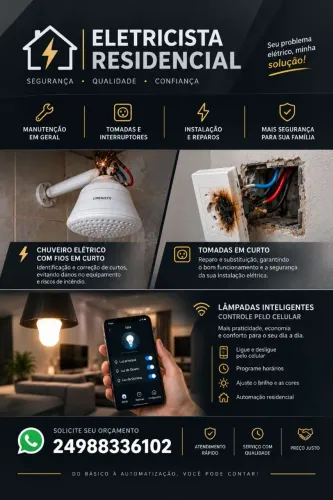 Eletricista residencial