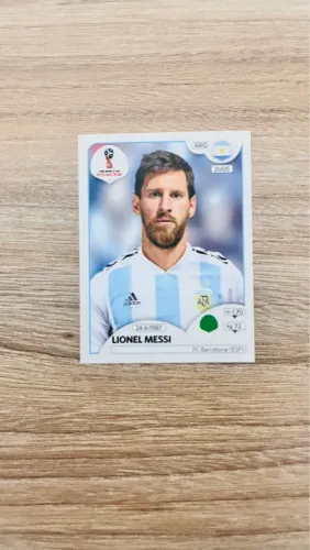 Figurinha Messi Copa do Mundo Rússia 2018 Original
