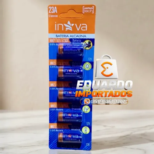 Bateria Alcalina 23A 12V  (Unidade) Pilha 