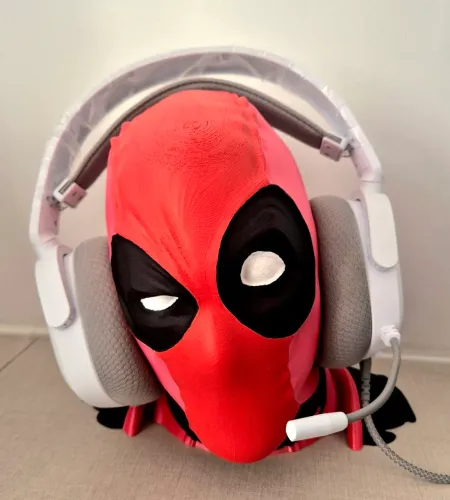 Suporte para headset deadpool