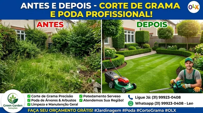 Jardineiro em Belo Horizonte | Podas, Roçagem e Manutenção