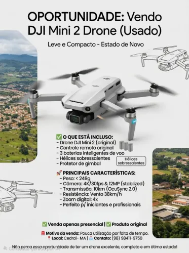 Drone DJI Mini 2 + Combo